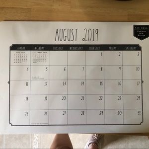 Rae Dunn desk planner!